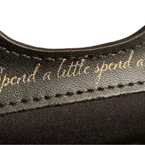 Ted Baker NWT Sandalwood Floral Black Leather
Teardrop Matinee Wallet (P077) - Picture 6 of 11